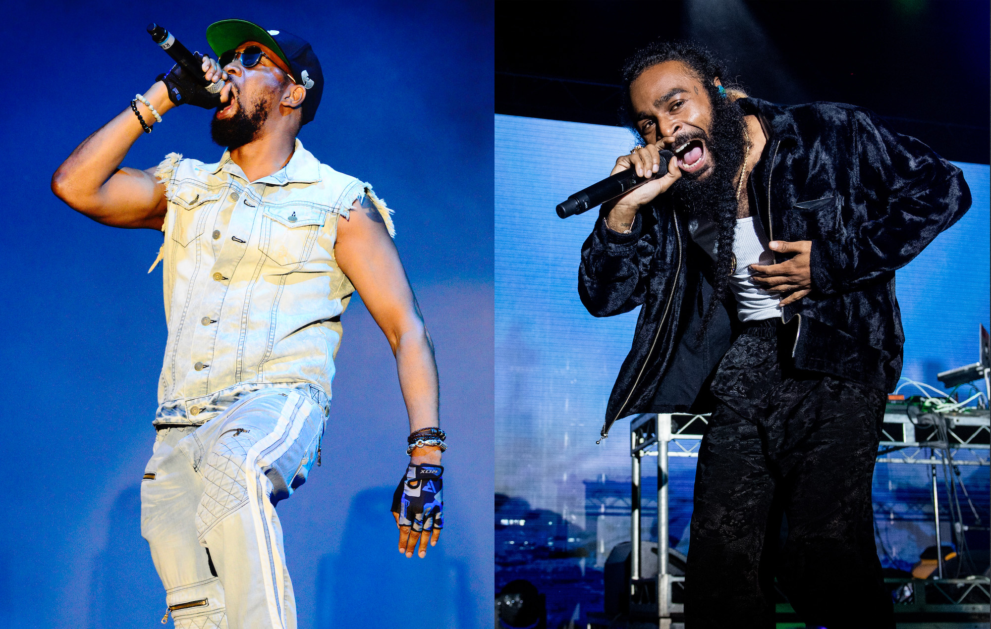 RZA (Jerod Harris/FilmMagic) + Zombie Juice of Flatbush Zombies (Timothy Norris/Getty Images)