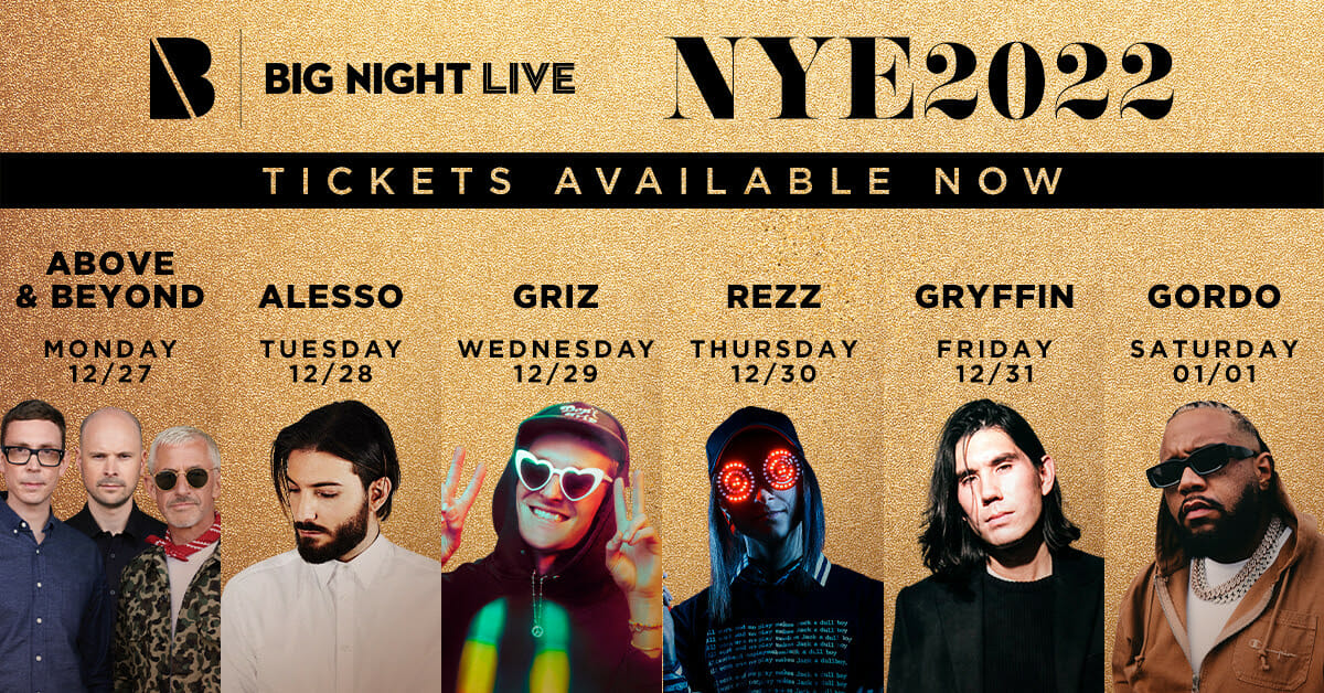 Big Night Entertainment draws big talent to Boston for NYE with GRiZ, Alesso, REZZ, and moreBig Night Live Nye