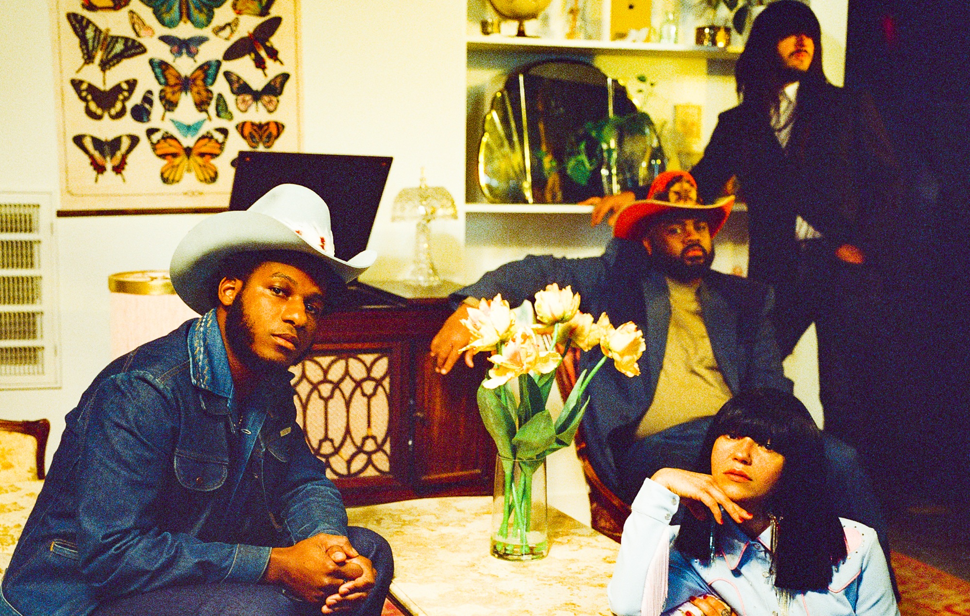 Khruangbin and Leon Bridges announce 'Texas Moon'