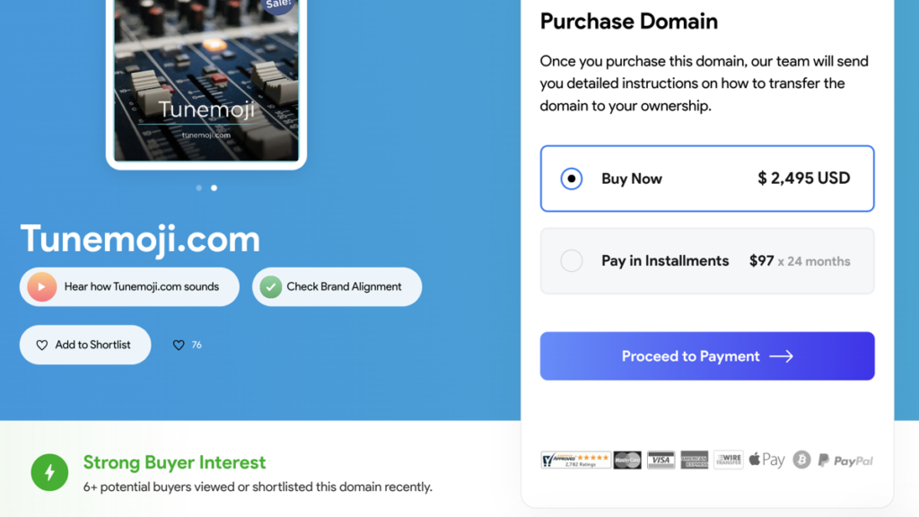 tunemoji-domain-for-sale-after-company-burns-through-$6.2-million-in-funding