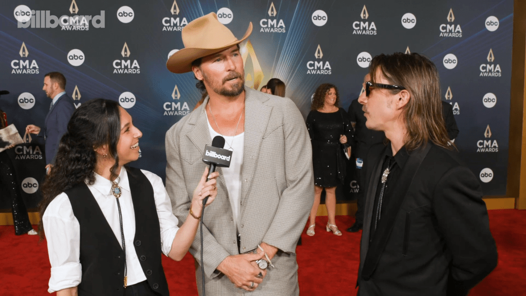 midland-on-their-red-carpet-fashion,-reveal-how-they-would-celebrate-a-win-tonight,-talk-meeting-post-malone-for-the-first-time-&-more-|-cma-awards 2023