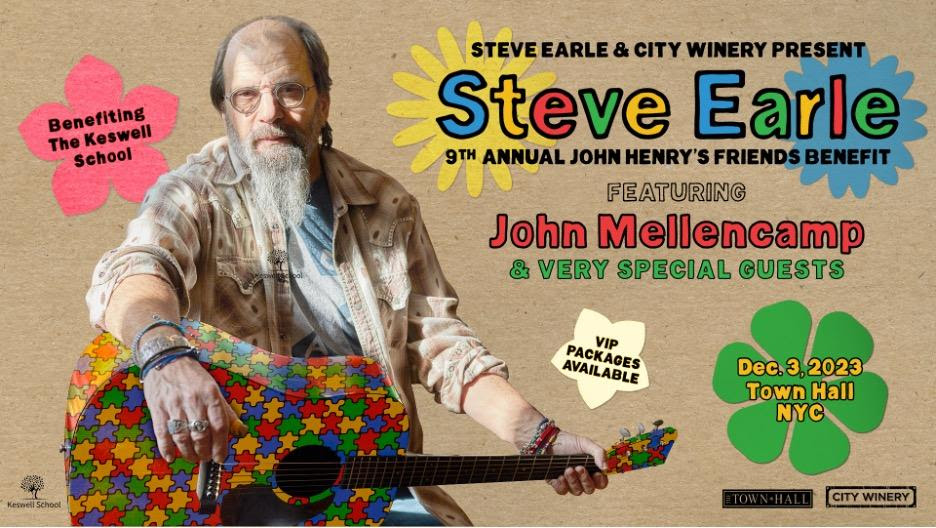 steve-earle-to-host-ninth-annual-john-henry’s-friends-benefit-concert