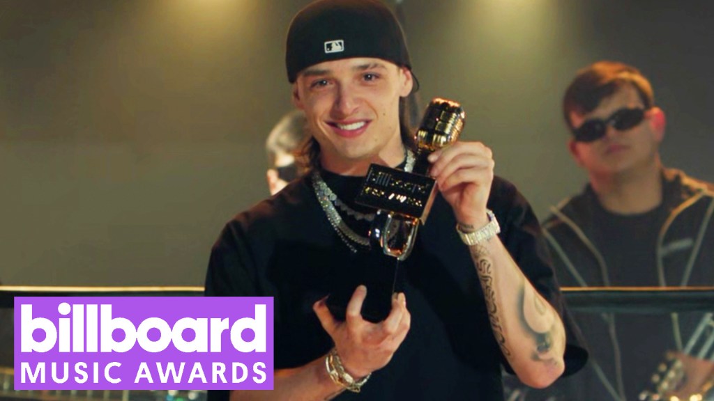 peso-pluma-accepts-top-latin-song-award-|-billboard-music-awards 2023 