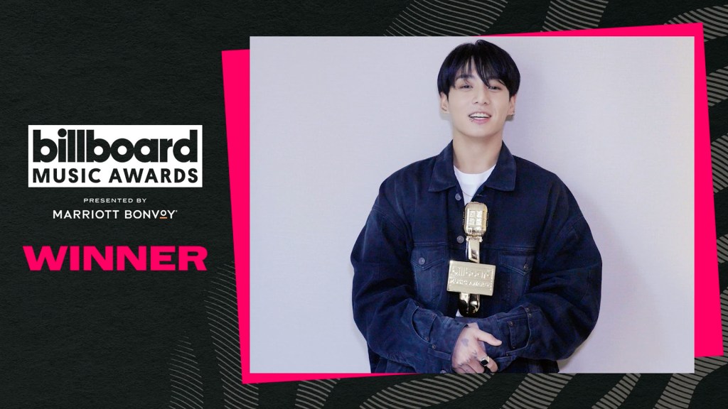 jung-kook-accepts-top-global-k-pop-song-award-for-‘seven’-|-billboard-music-awards 2023 