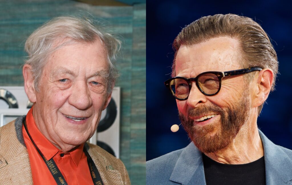 sir-ian-mckellen-and-abba’s-bjorn-ulvaeus-dance-in-abba-socks-in-new-festive-video