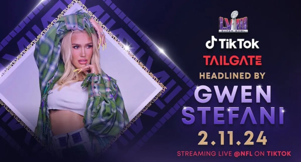 ‘tiktok-tailgate’-super-bowl-pregame-event-takes-shape-—-gwen-stefani-announced-as-headliner