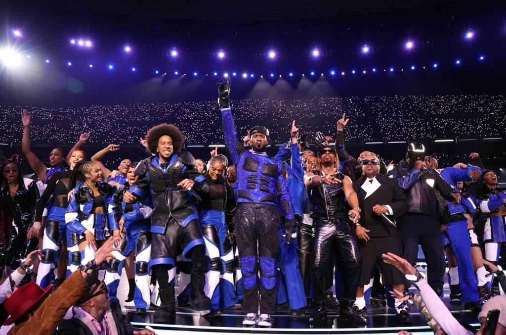 usher-electrifies-2024-super bowl-halftime-show-with-special-guests-alicia-keys,-ludacris,-her.-& more