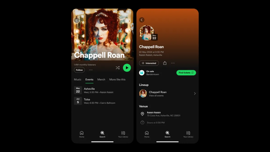 spotify-tries-live-music-discovery-again-with-bandsintown-as-a-partner