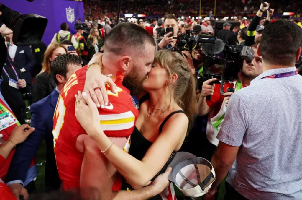 watch-travis-kelce-thank-taylor-swift-for-‘making-it-halfway-across-the-world’-to-2024-super bowl