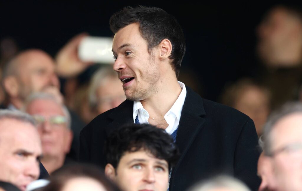 harry-styles-and-vampire-weekend’s-ezra-koenig-attend-luton-town’s-game-against-manchester-united