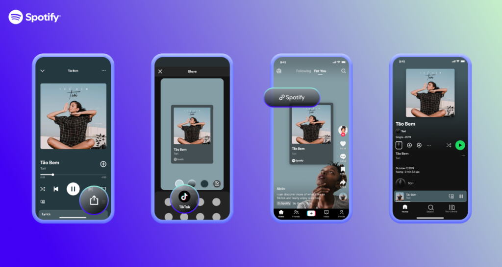 spotify-and-apple-music-roll-out-‘share-to-tiktok’-feature,-enabling-users-to-link-directly-to-songs,-audiobooks,-and-more