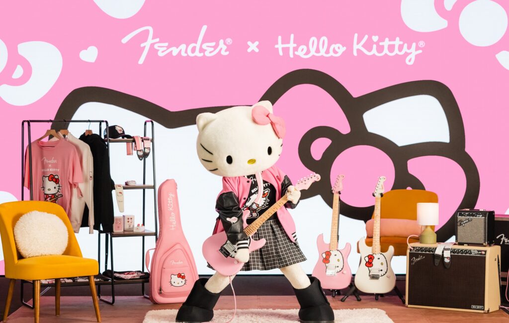 fender-announce-hello-kitty-50th-anniversary-guitars-and-gear