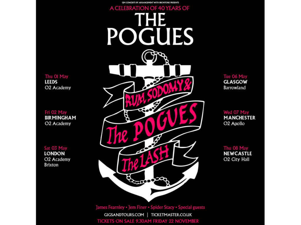 the-pogues-announce-rum-sodomy-&-the-lash-anniversary-tour