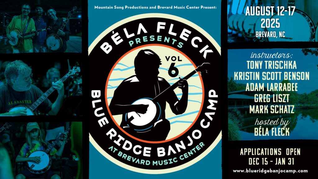 bela-fleck-details-sixth-annual-blue-ridge-banjo-camp-featuring-instructors-tony-trischka,-greg-liszt-and-more