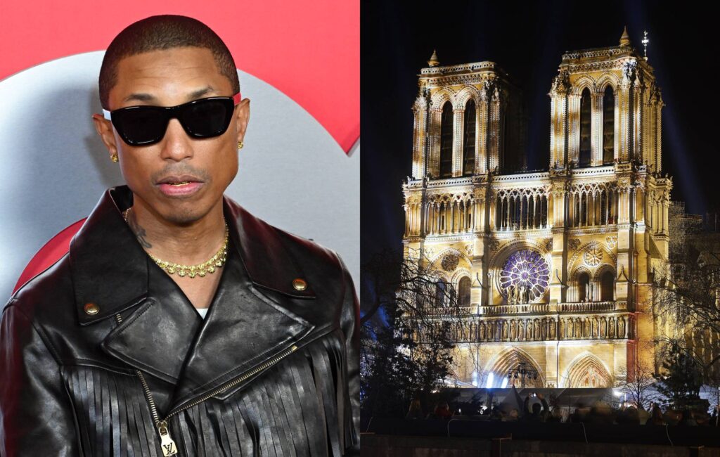 watch-pharrell-williams-perform-‘happy’-with-choir-at-notre-dame-cathedral-reopening