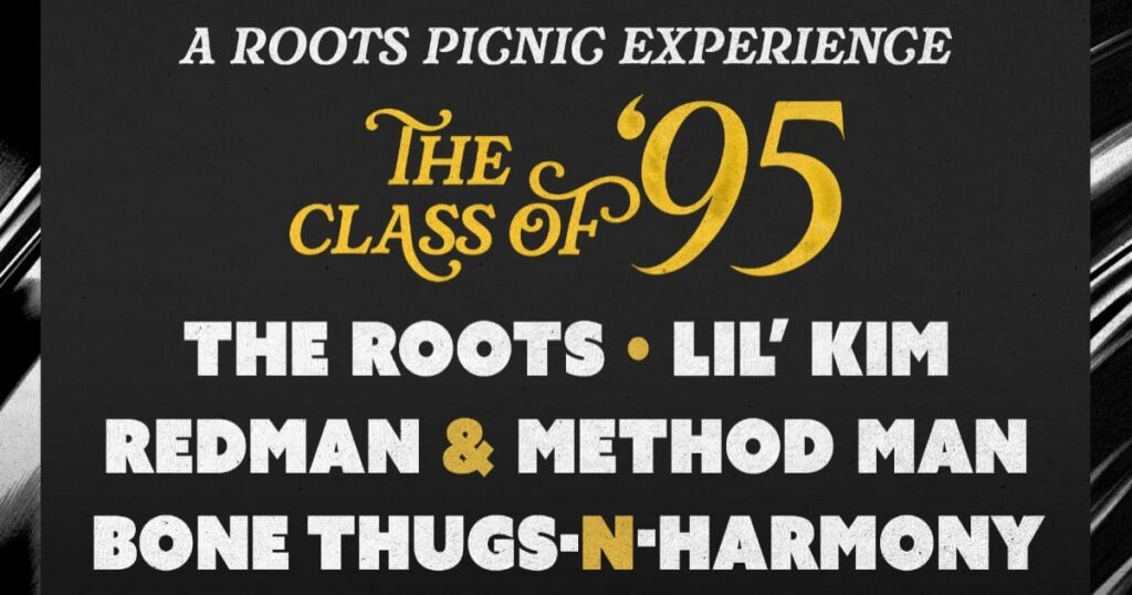 the-roots-announce-“a-roots-picnic-experience:-class-of-’95”-at-hollywood-bowl:-lil’-kim,-method-man-&-redman,-bone-thugs-n-harmony,-raekwon-and-more