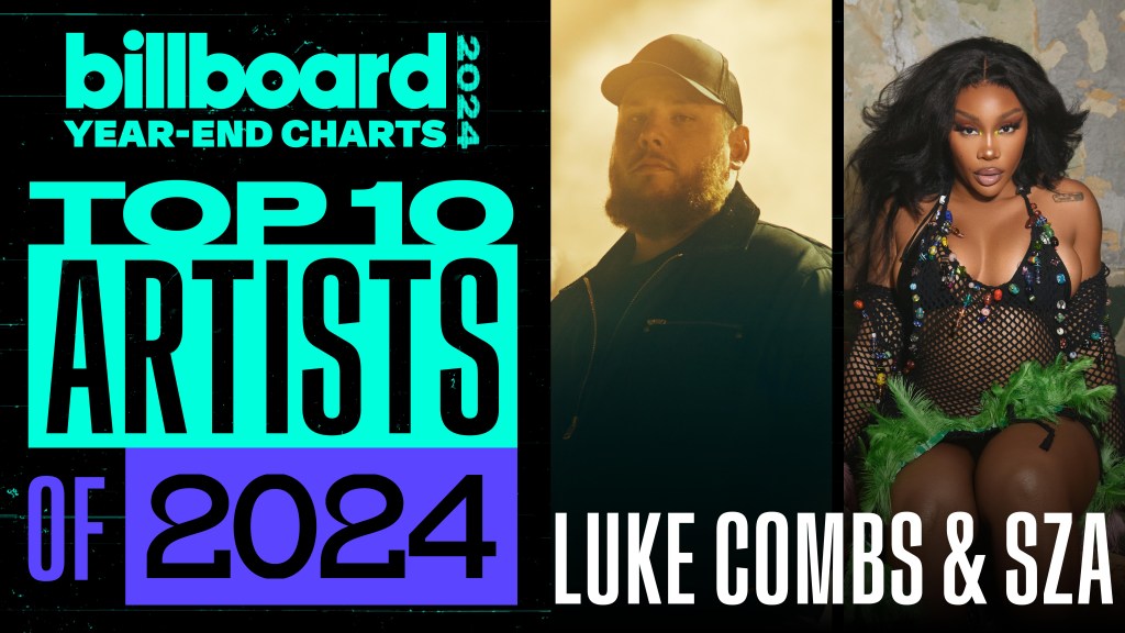 sza-&-luke-combs-sizzle-at-nos.-7-&-8-on-billboard’s-top-10-artists-of-2024-|-billboard news