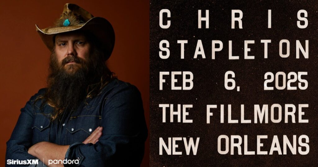 chris-stapleton-to-kick-off-super-bowl-weekend-at-the-fillmore-in-new-orleans