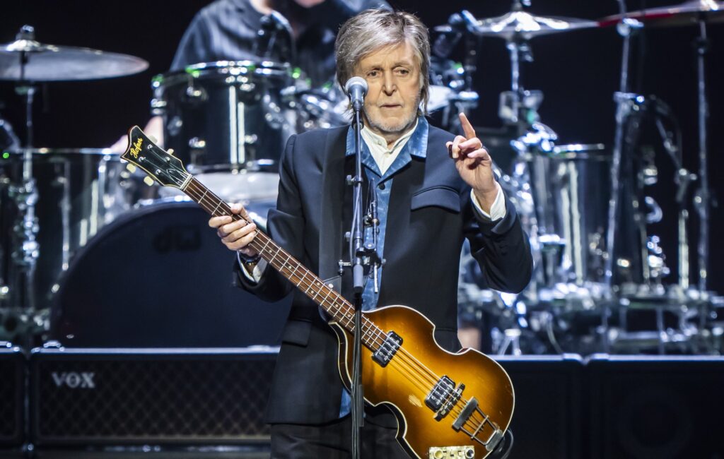 watch-paul-mccartney-deliver-rare-‘wonderful-christmastime’-performance-at-manchester-concert