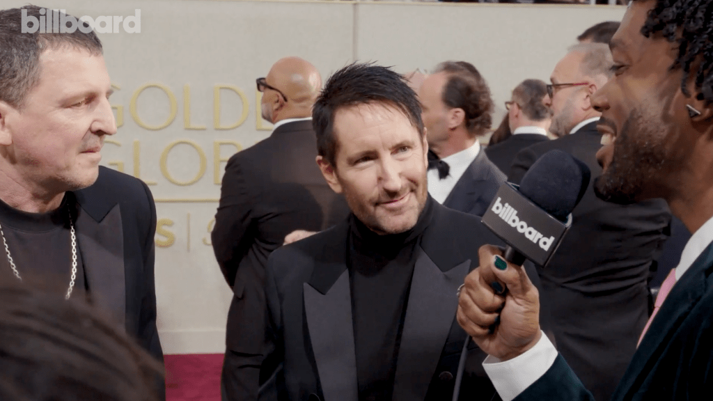 trent-reznor-&-atticus-ross-discuss-creating-music-for-‘challengers’-|-golden-globes 2025