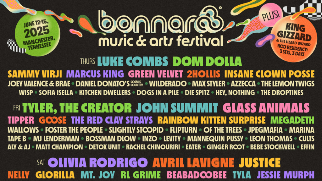 bonnaroo-2025-lineup-announced-—-olivia-rodrigo,-luke-combs,-hozier,-and-tyler,-the-creator-top-the-bill