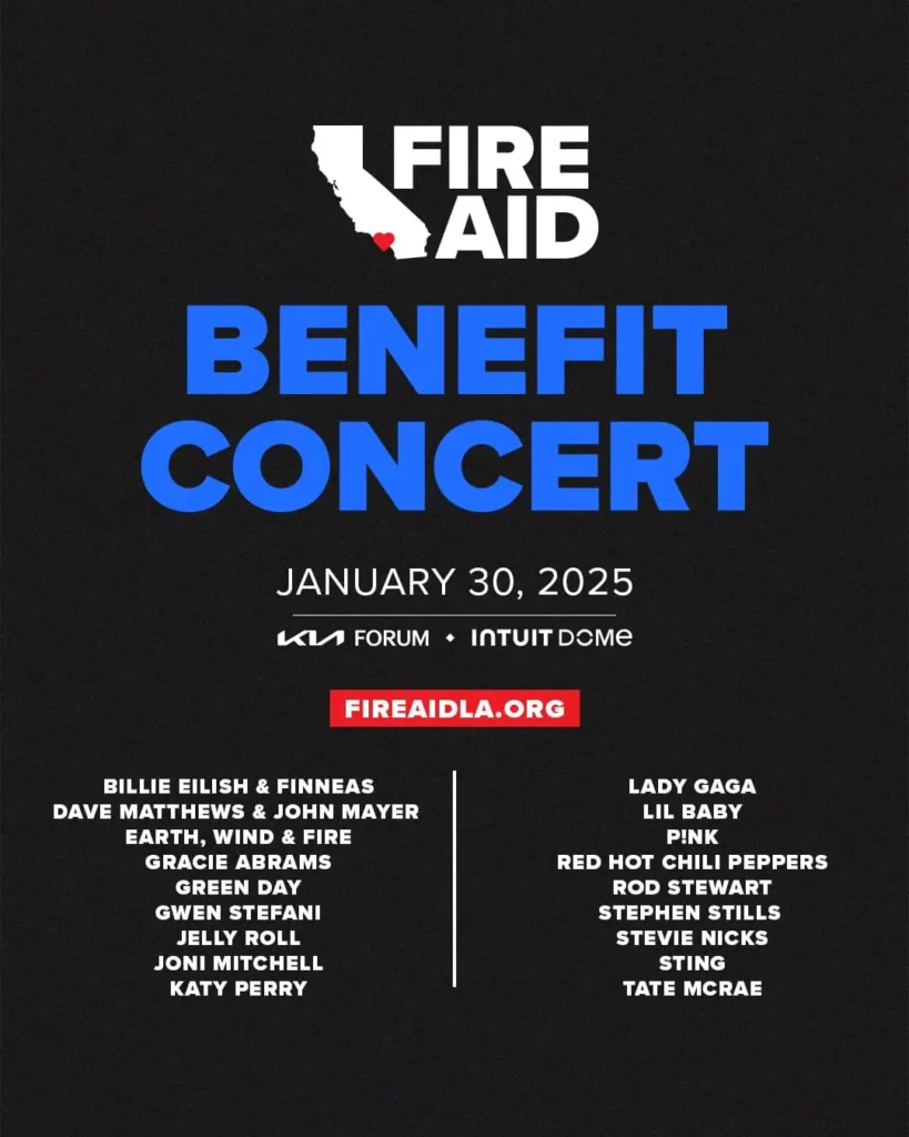 joni-mitchell,-dave-matthews,-john-mayer,-stevie-nicks,-earth,-wind-&-fire-and-more-to-join-fireaid-benefit-concert-for-los-angeles-wildfires