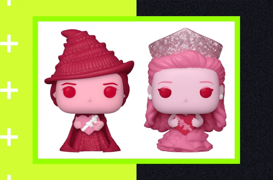 glinda-and-elphaba-go-pink-in-new-‘wicked’-valentine’s-day-funko-pop release